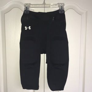 Under Armour youth M integrated football pants.